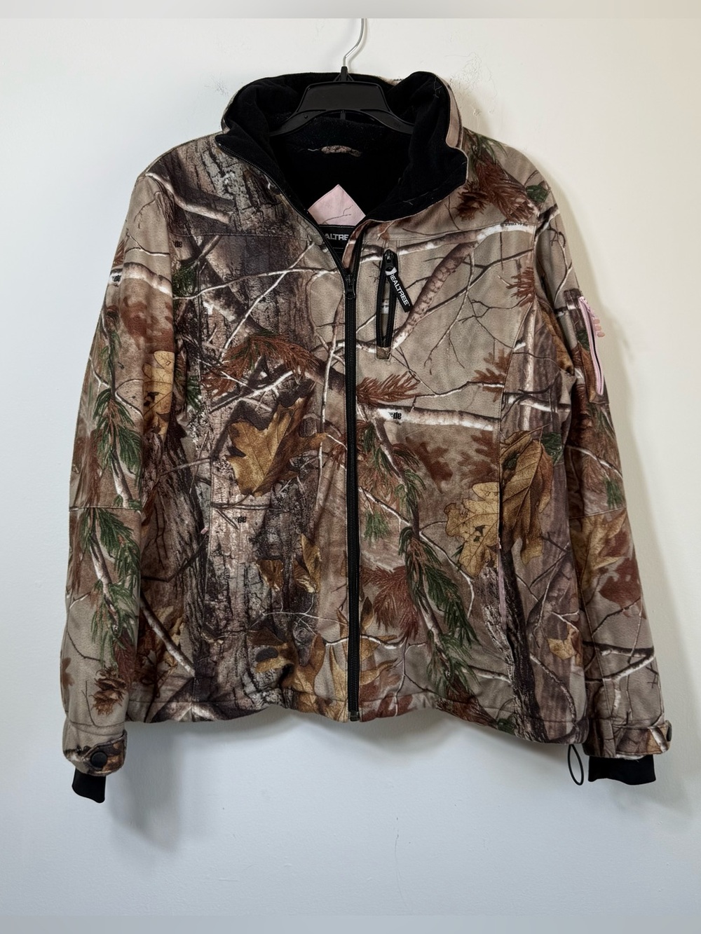 Realtree Camo Fleece Lined Utility Hunting Jacket Size Large Gorpcore
